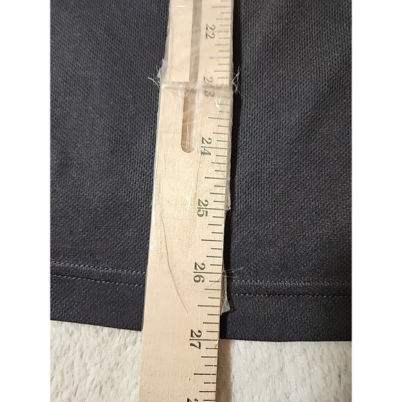 Adidas Shirt Mens‎ 3 Stripe Climalite High Performance Breathable Black Large - Picture 6 of 6